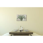 Antwann ‘Scented Eucalyptus Neutral’ by Danhui Nai, Floral Bouquet in Vase Canvas Wall Art - Chic Decora