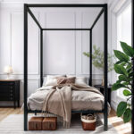 Antwon Metal Canopy Bed - Chic Decora