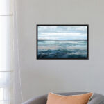 Aqua In Motion by Jake Messina – Gallery – Wrapped Canvas Giclee Print - Chic Decora