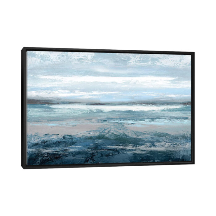 Aqua In Motion by Jake Messina – Gallery – Wrapped Canvas Giclee Print - Chic Decora