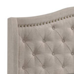 Aquira Upholstered Panel Bed - Chic Decora