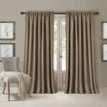 Weisberg Polyester Semi Sheer Curtain Pair (Set of 2) - Chic Decora