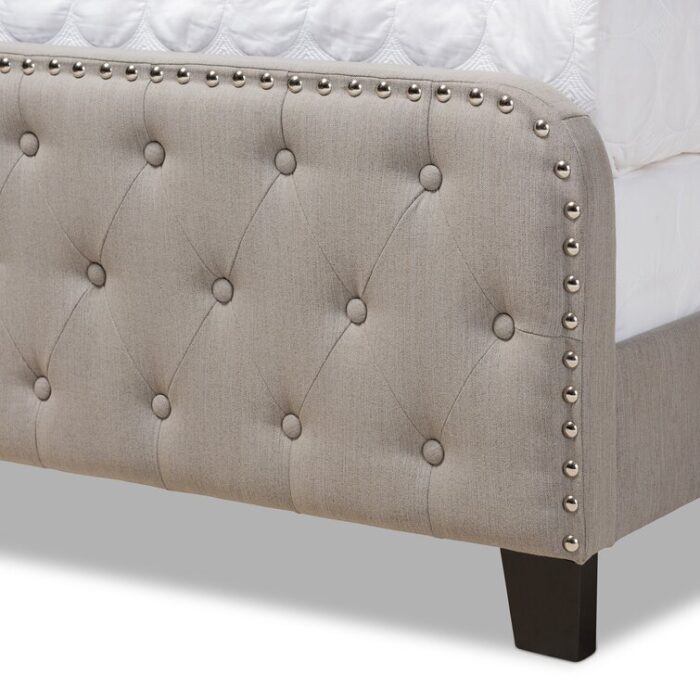 Ardos Upholstered Standard Bed - Chic Decora