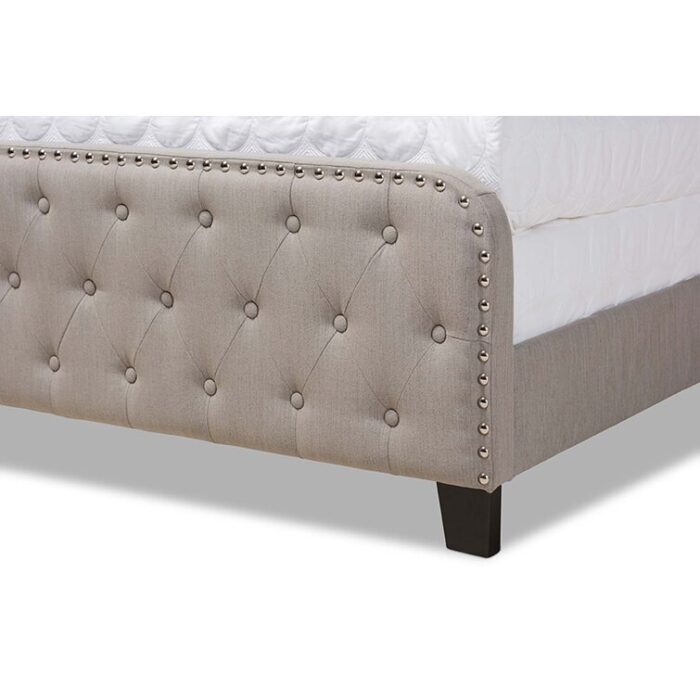 Ardos Upholstered Standard Bed - Chic Decora