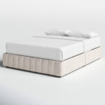 Argjirulla Upholstered Platform Storage Bed - Chic Decora