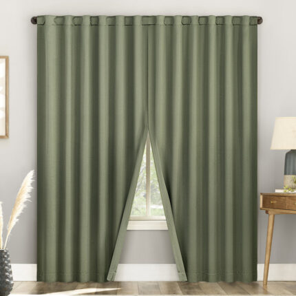 Kew Gardens Polyester Blackout Curtains / Drapes Pair (Set of 2) - Chic Decora