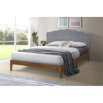 Aria Queen Solid Wood Bed Frame - Chic Decora