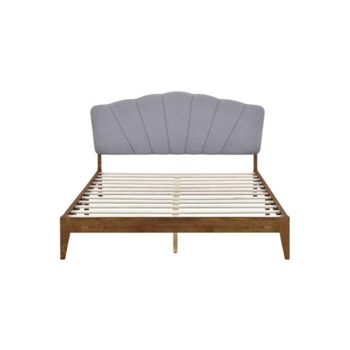 Aria Queen Solid Wood Bed Frame - Chic Decora