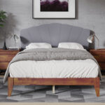 Aria Queen Solid Wood Bed Frame - Chic Decora