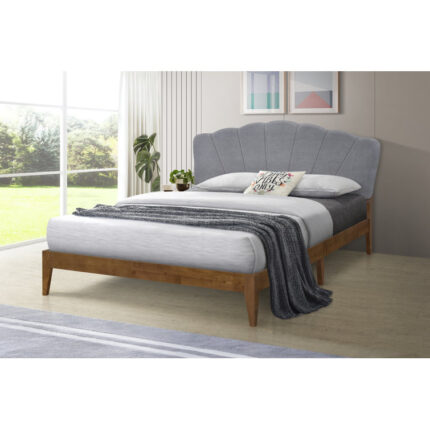 Aria Queen Solid Wood Bed Frame - Chic Decora