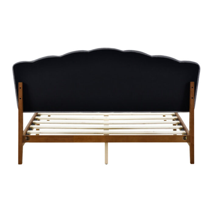 Aria Queen Solid Wood Bed Frame - Chic Decora