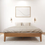 Arikah Solid Wood Bed - Chic Decora