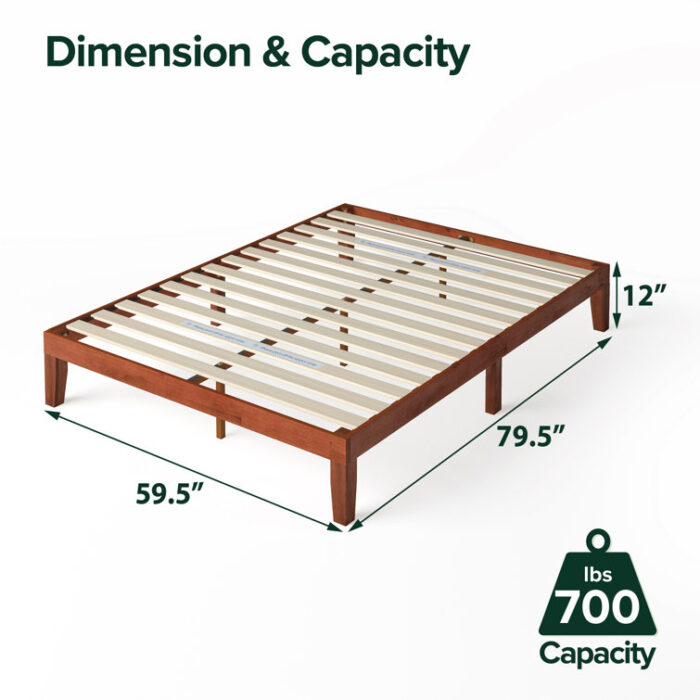 Aristia Solid Wood Bed - Chic Decora