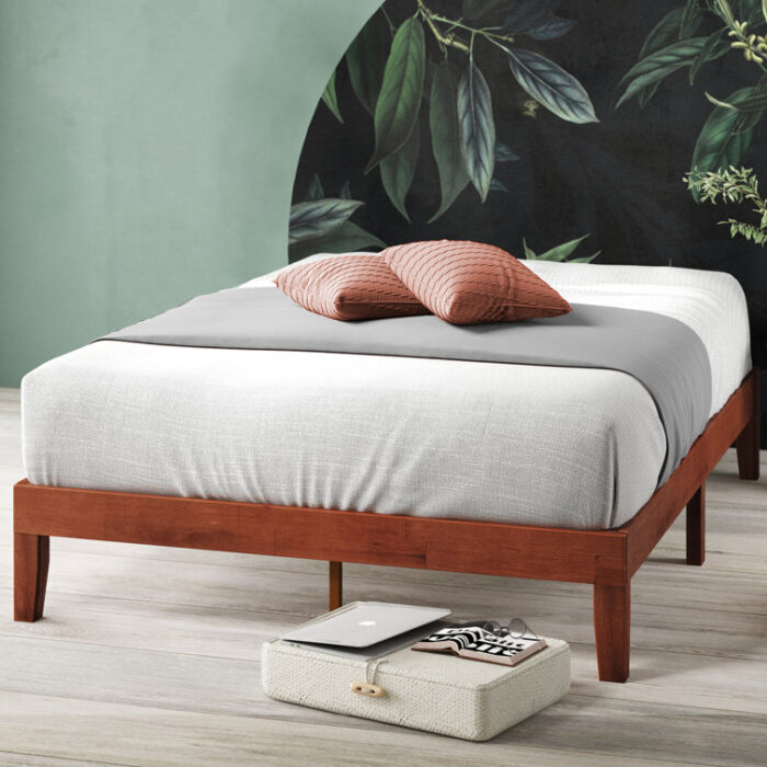 Aristia Solid Wood Bed - Chic Decora