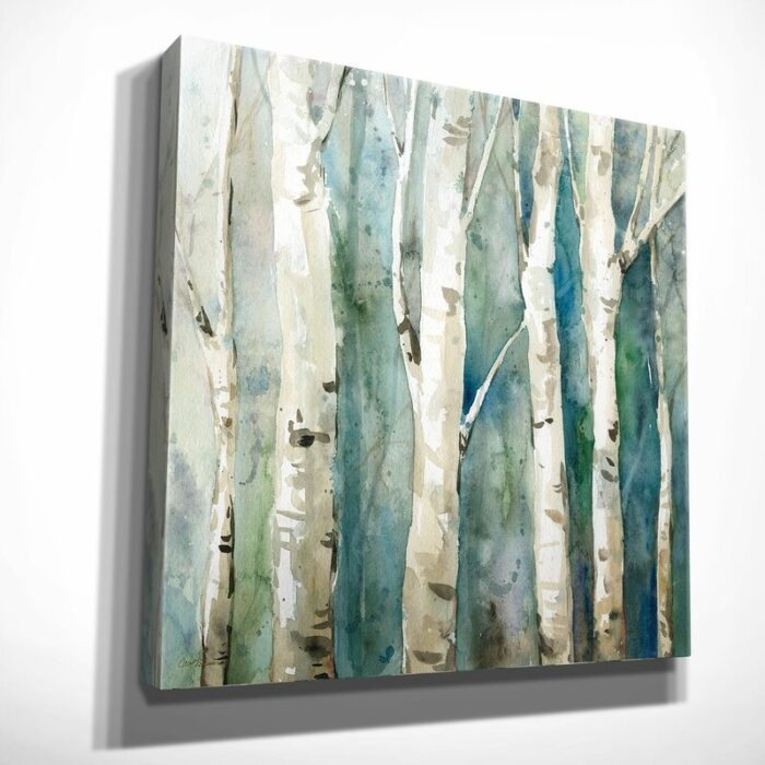 Arjwan ” River Birch II ” by Carol Robinson Painting Print - Chic Decora