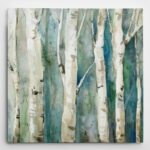 Arjwan ” River Birch II ” by Carol Robinson Painting Print - Chic Decora