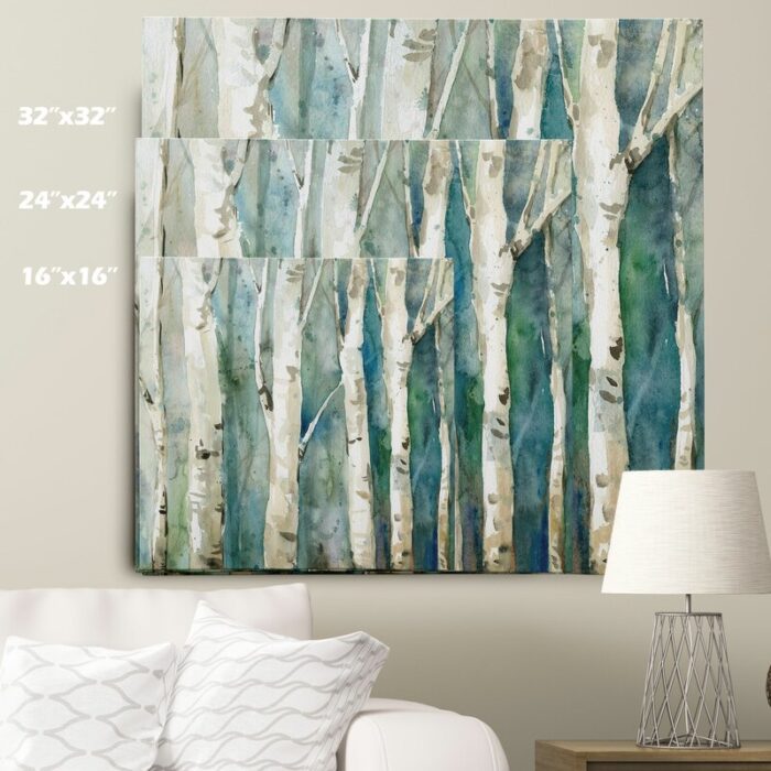 Arjwan ” River Birch II ” by Carol Robinson Painting Print - Chic Decora