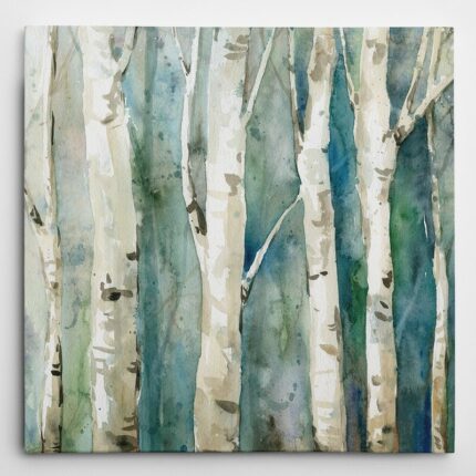 ” Birch Trees In A Forest “ - Chic Decora