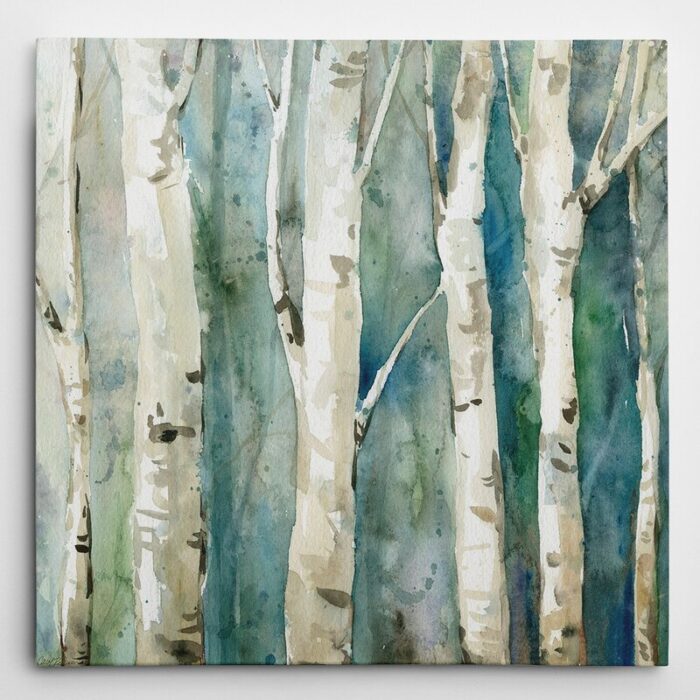 Arjwan ” River Birch II ” by Carol Robinson Painting Print - Chic Decora