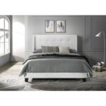 Arki Upholstered Wingback Bed - Chic Decora