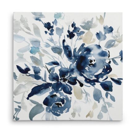 Arlenis ” Indigo Garden I “ - Chic Decora