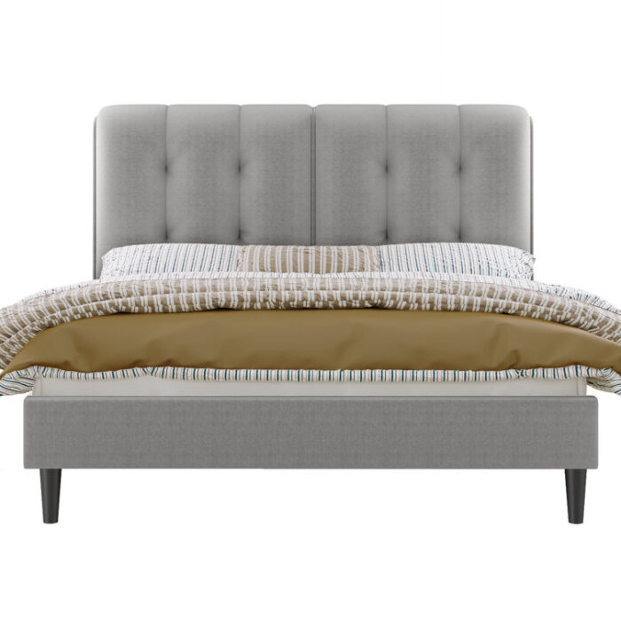 Arlet Upholstered Platform Bed - Chic Decora