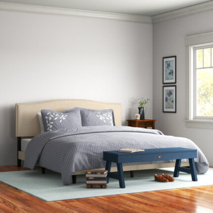 Arne Upholstered Platform Bed - Chic Decora