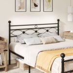 Arriella Metal Platform Bed No Box Spring Needed - Chic Decora