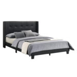 Arshaun Upholstered Wingback Bed - Chic Decora