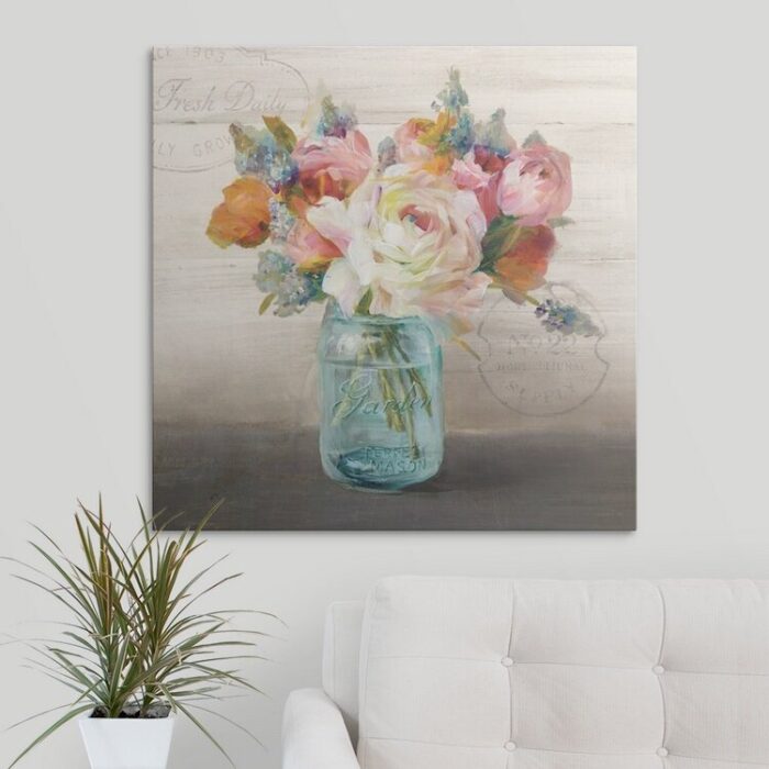 Arshiya ” French Cottage Bouquet II ” by Danhui Nai - Chic Decora