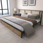 Arteen Metal Storage Bed - Chic Decora