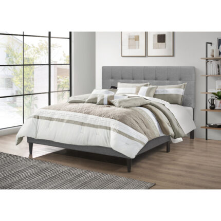 Artemiza Upholstered Platform Bed - Chic Decora