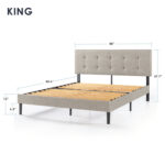 Artiomas Tufted Upholstered Platform Bed - Chic Decora