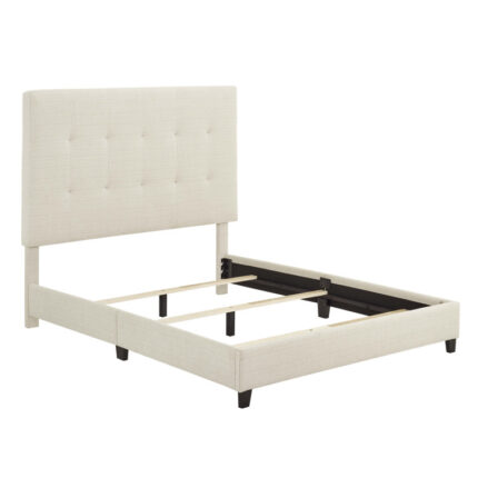 Artrina Upholstered Tufted Platform Bed - Chic Decora