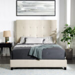 Artrina Upholstered Tufted Platform Bed - Chic Decora