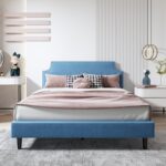 Arvada Upholstered Platform Bed - Chic Decora