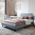 Arvada Upholstered Platform Bed - Chic Decora