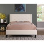 Arviso Upholstered Wingback Bed - Chic Decora