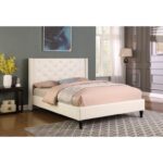 Arviso Upholstered Wingback Bed - Chic Decora