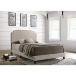 Asauni Upholstered Standard Bed - Chic Decora