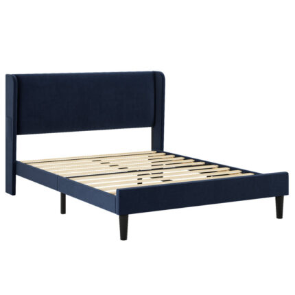 Aschraf Upholstered Platform Bed - Chic Decora