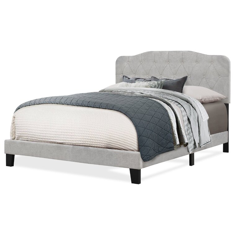 Ashari Upholstered Standard Bed - Chic Decora