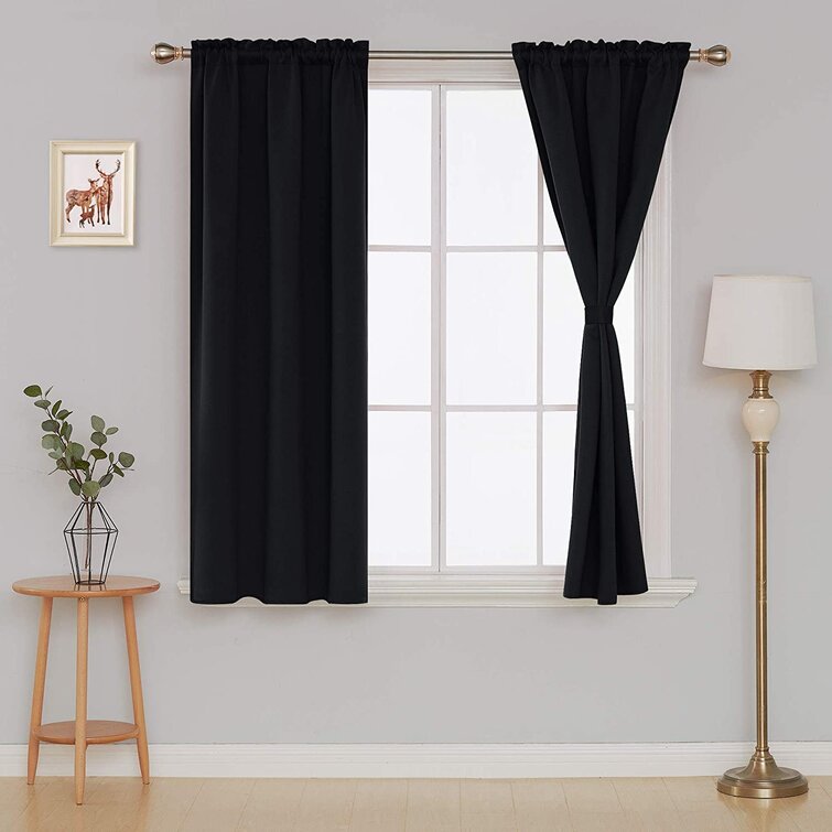 Elliemay Velvet Room Darkening Curtain Pair (Set of 2) - Chic Decora