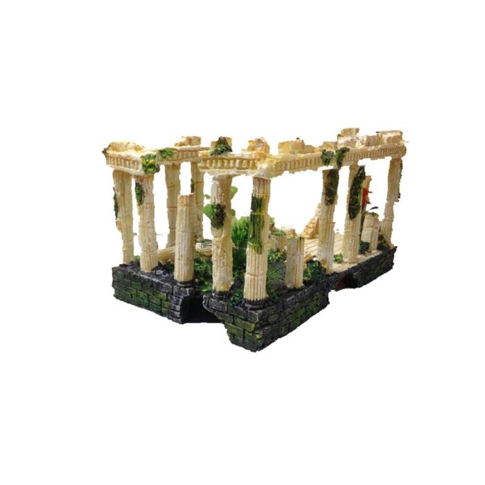 Asten Ancient Ruins Ornament for Aquarium Fish Tank Decoration - Chic Decora