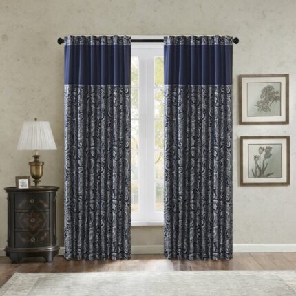 Suwannee Polyester Blackout Curtain Pair (Set of 2) - Chic Decora