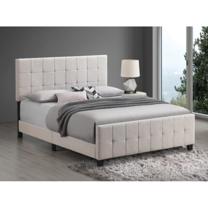 Auerbach Upholstered Bed - Chic Decora