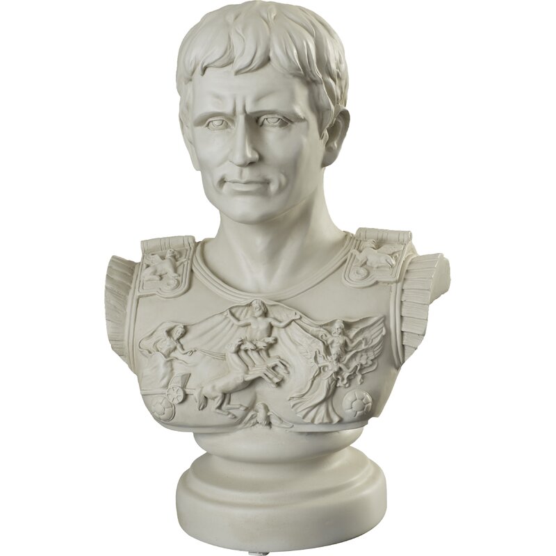 Augustus Caesar Roman Emperor Bust - Chic Decora