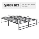 Aula 14” Storage Metal Platform Bed - Chic Decora