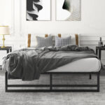 Lequetta Metal Platform Bed - Chic Decora