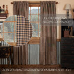 Authier Cotton Blend Room Darkening Curtain Pair (Set of 2) - Chic Decora